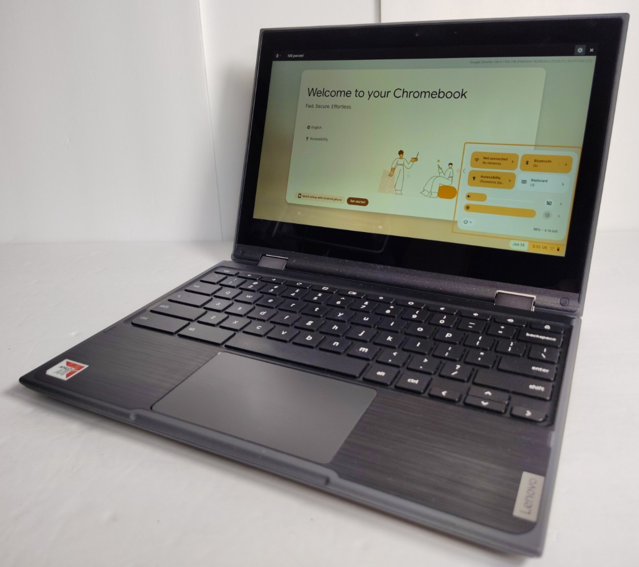 Lenovo Chromebook 300e 2nd Gen AST 82CE AMD A4 4GB RAM 32GB eMMC – FREE SHIPPING