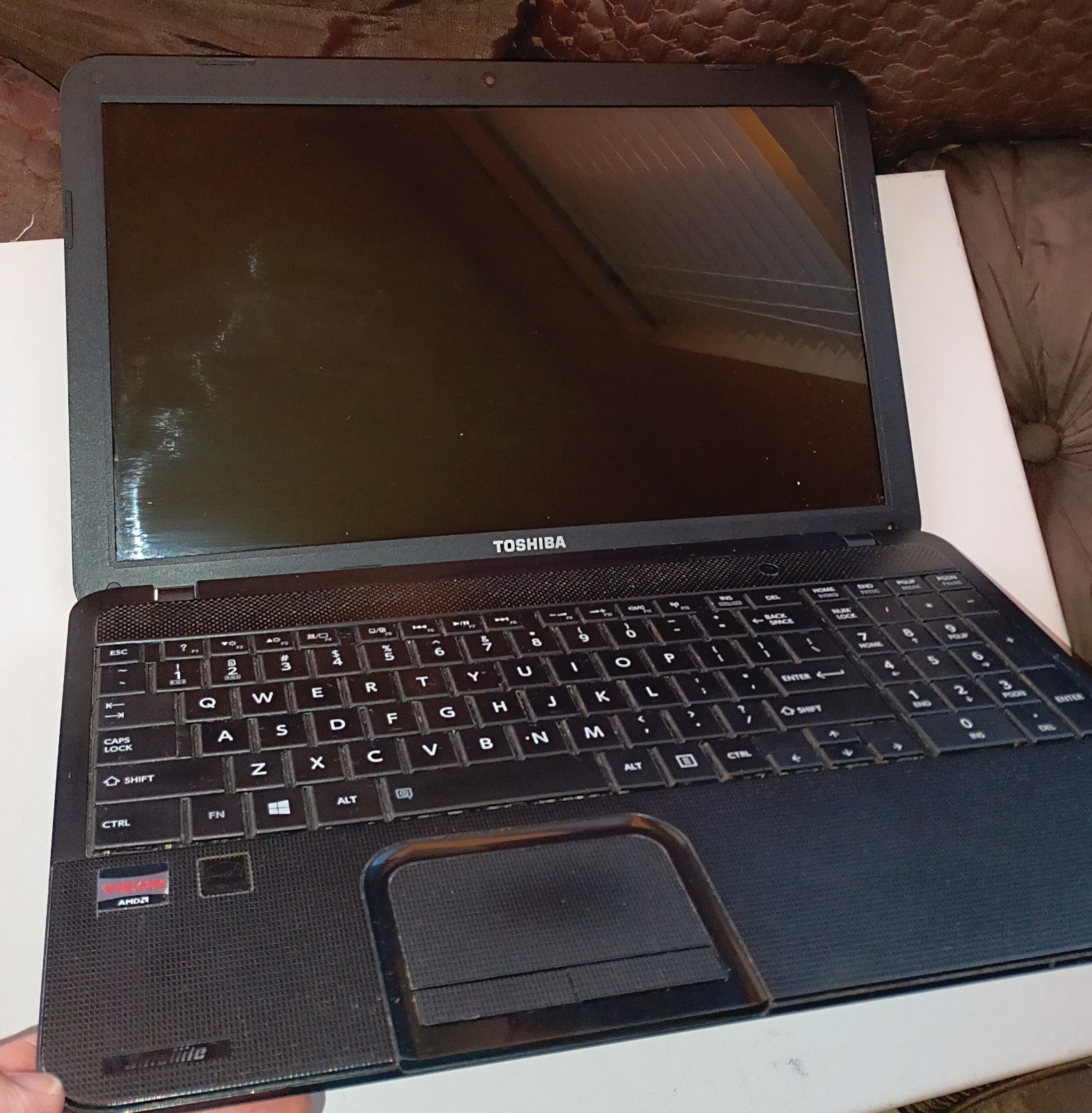 Used Toshiba Satellite Laptop Non Working Parts Only Scrap