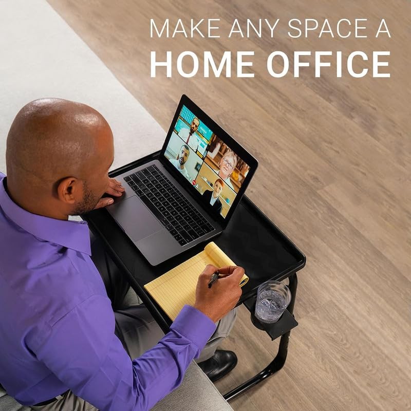 Table-Mate TV Tray Table | Portable Desk Folding Dinner Tray, Couch Table Trays