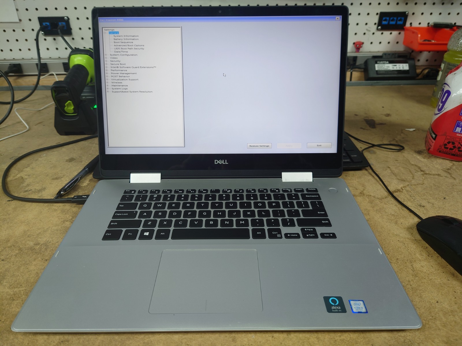 Dell Inspiron 15 5582 15.6″ FHD Touch i5-8265U 8GB RAM 256GB SSD No OS