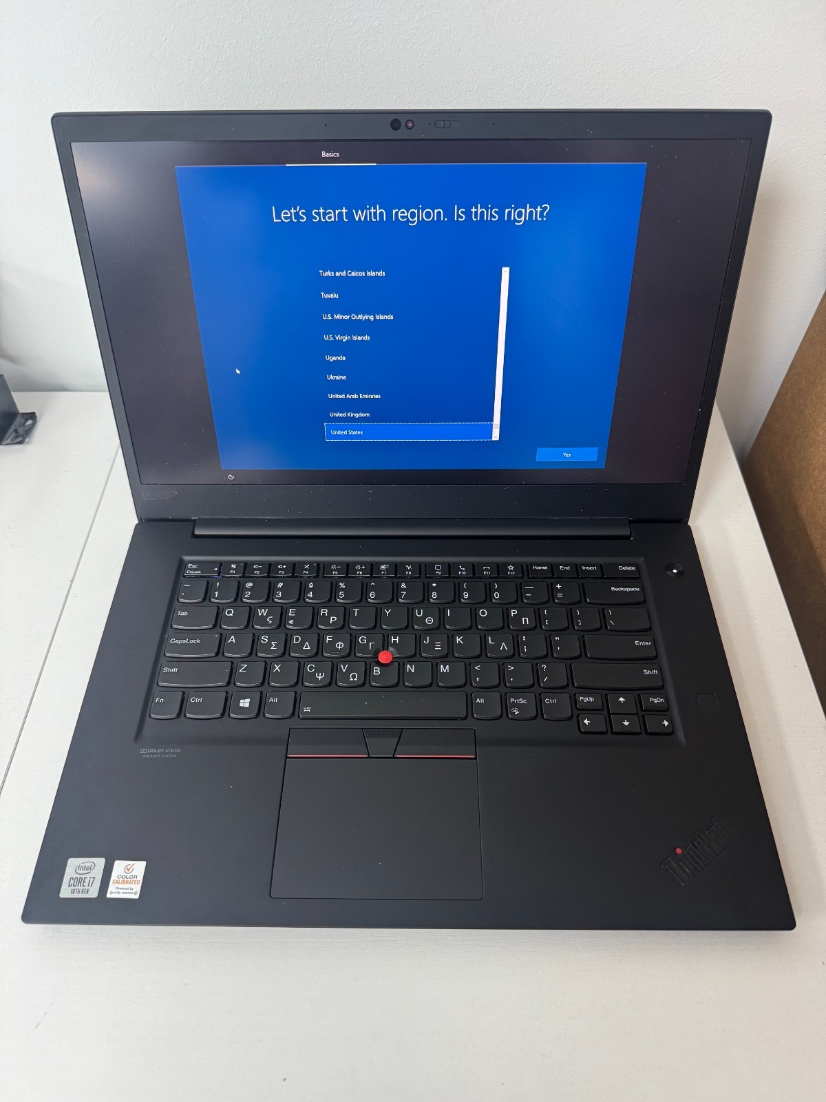 Lenovo ThinkPad X1 Extreme Gen 3i 16″FHD i7-10750H 2.6GHz 32GB 1TB GTX 1650Ti