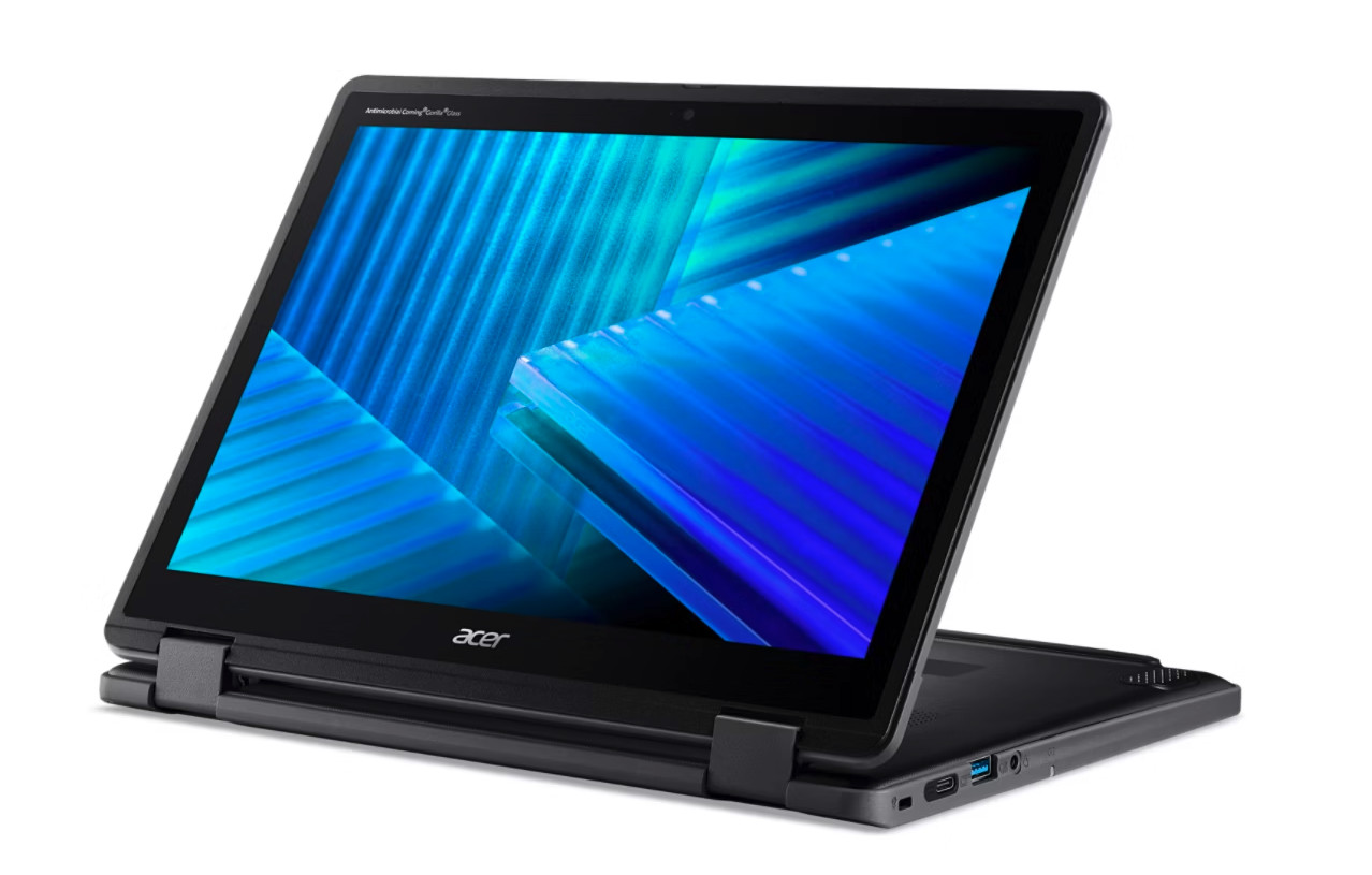 Acer TravelMate B3 Spin 12 12.2″ N150 12th Gen 4GB 128GB UHD W11PE Refurb
