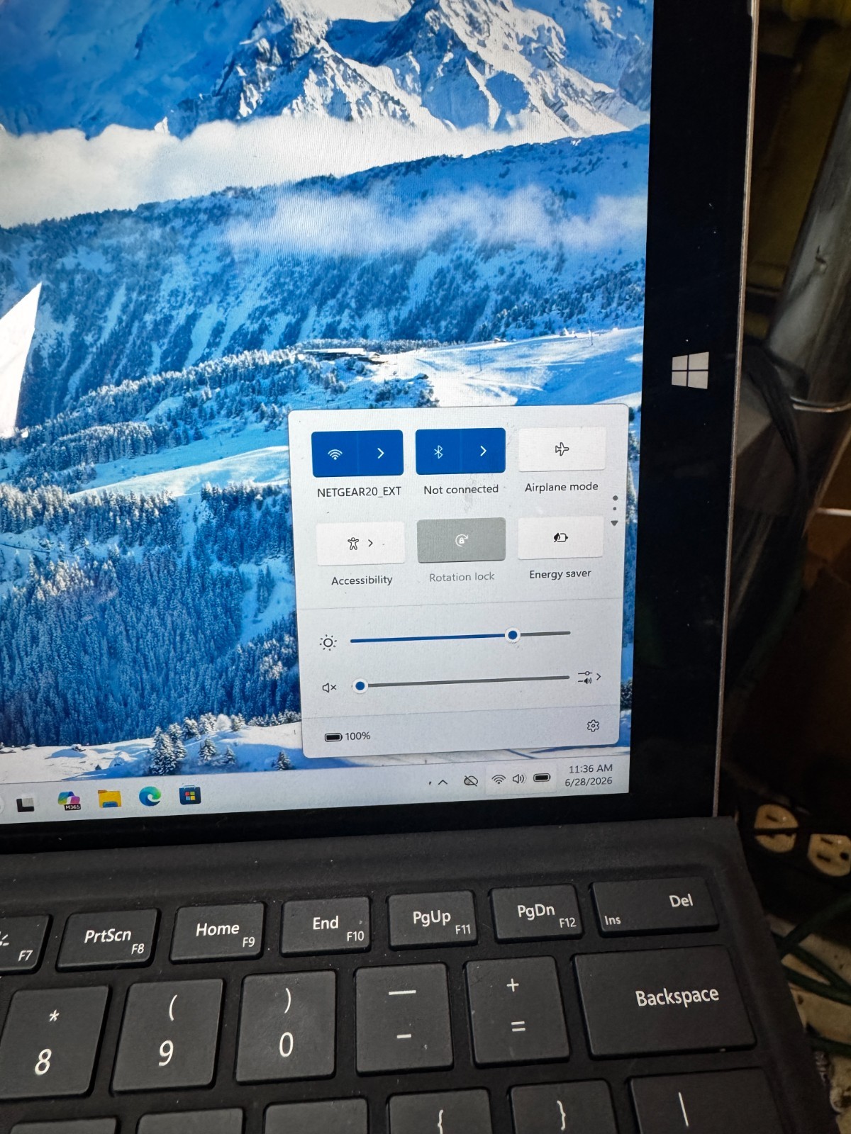 Microsoft Surface Pro 3 Core I5-4300U 4GB RAM 128GB SSD Laptop #6570