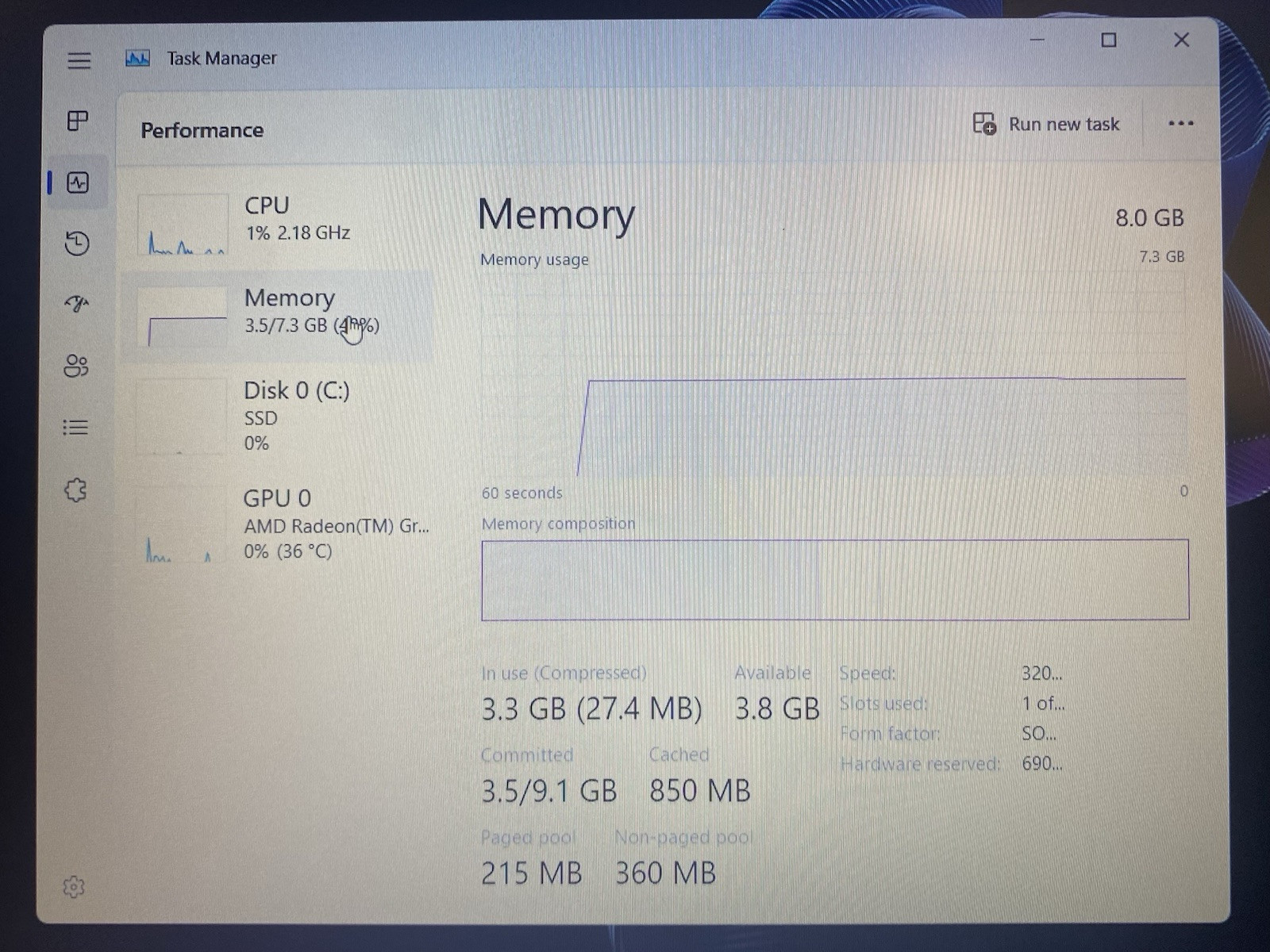 HP 15-ef2129wm 15.6″ FHD Ryzen 5 5500U 2.1GHz AMD Radeon Graphics 8GB RAM 256GB