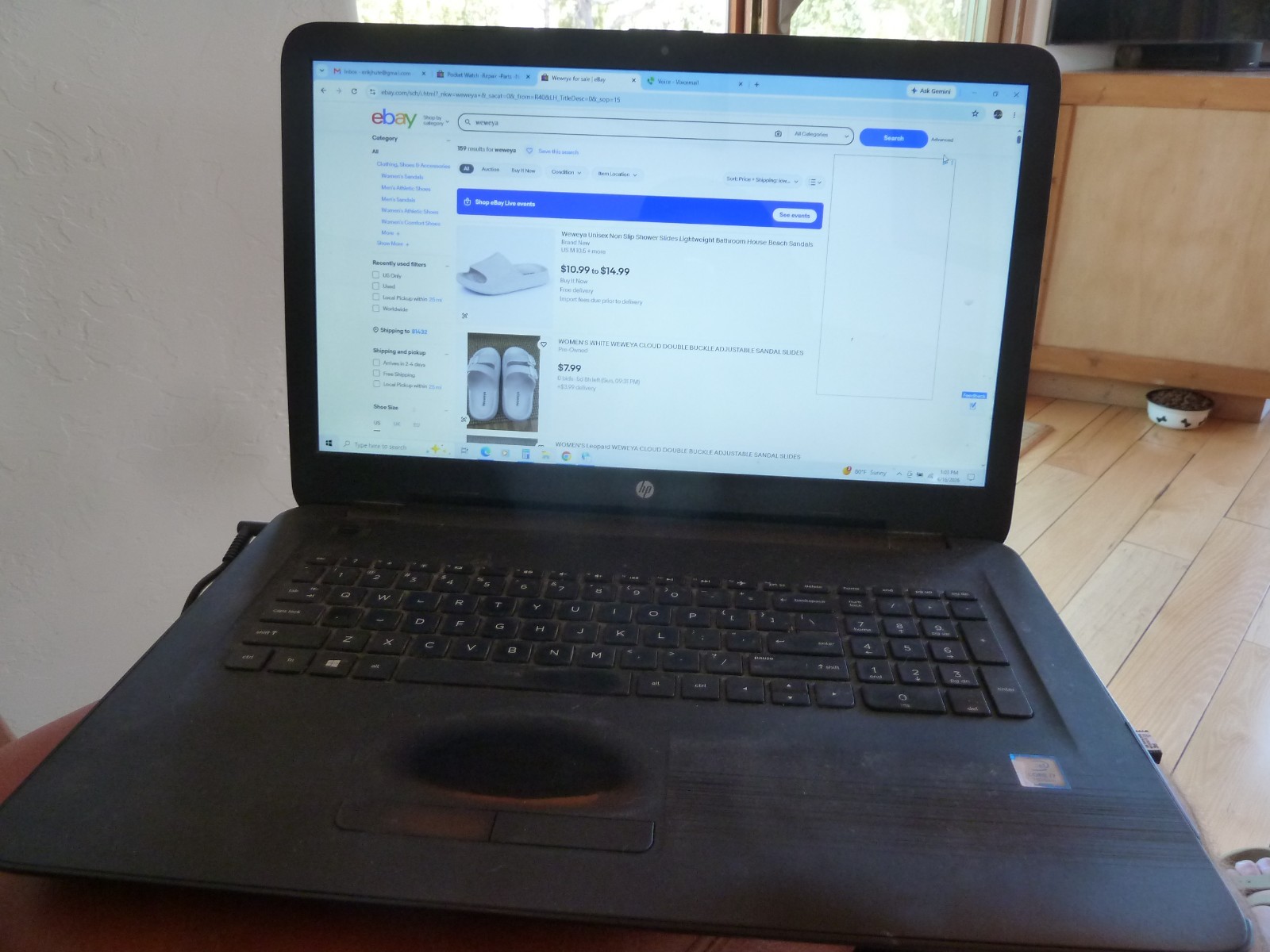HP 17″ LAPTOP COMPUTER 17x173dx INTEL CORE i7-7500U 8GB RAM 512GB HD