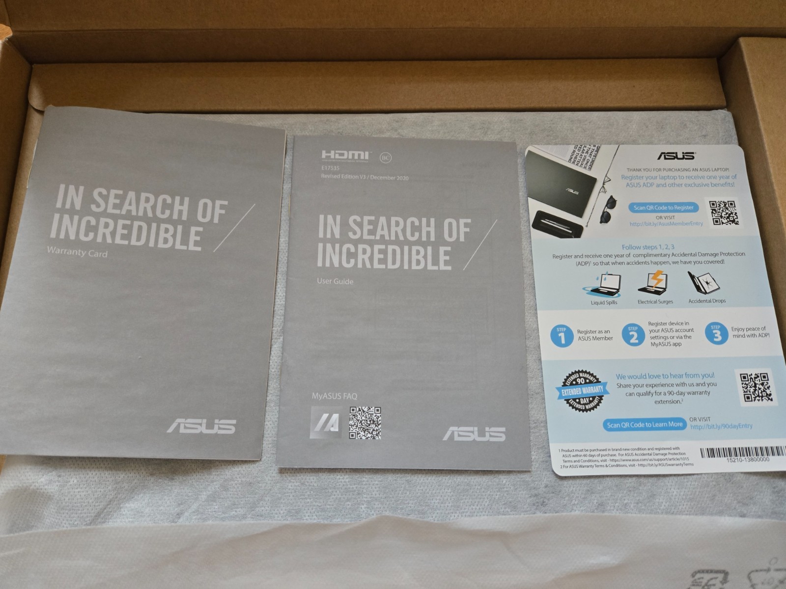 ASUS : M415UA-IS59 AMD Ryzen 5 5500U Mobile Proc 16GB RAM 512GB SSD Win 11 Home