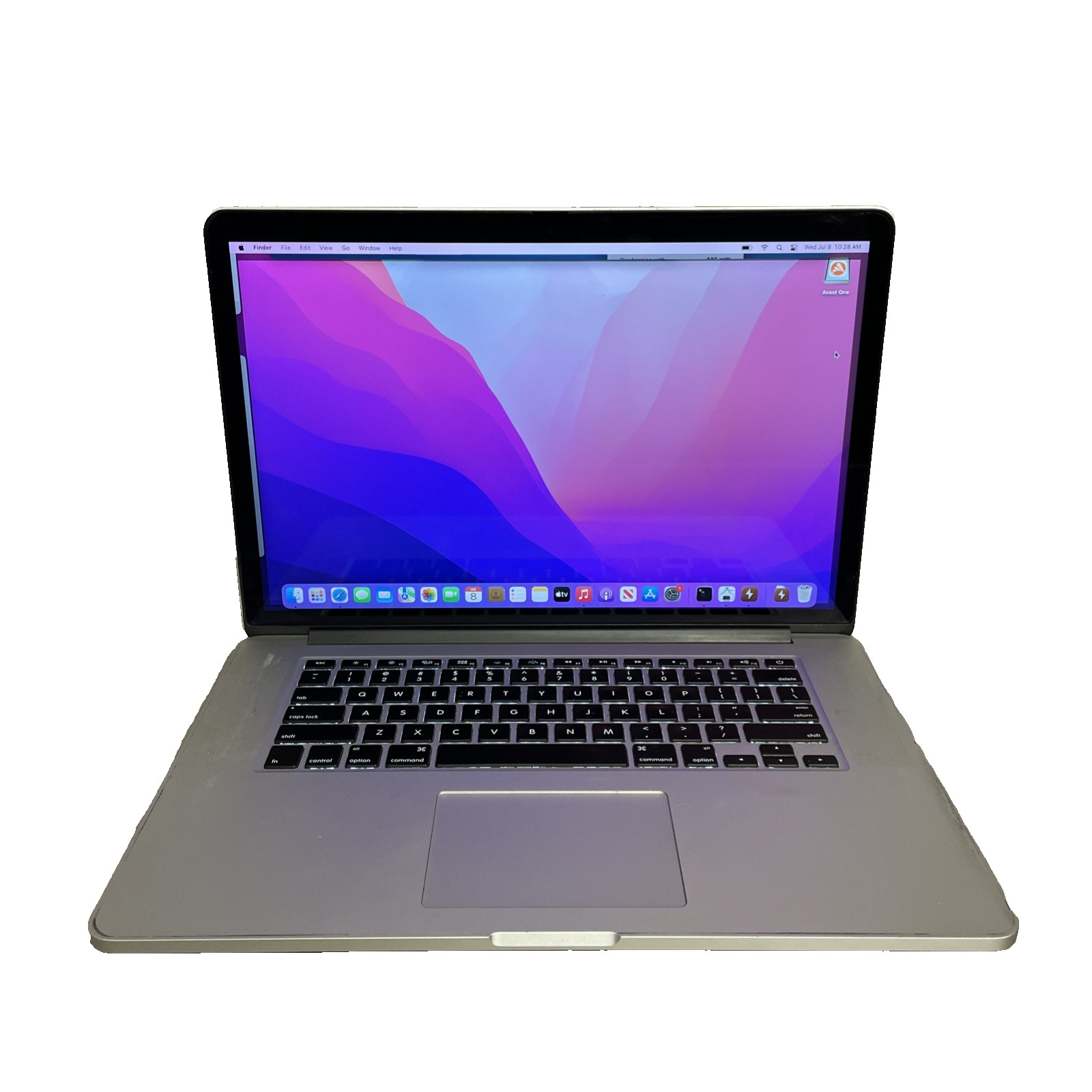 Apple MacBook Pro A1398 15″ AMD Radeon Pro 2.8GHz Intel Core i7-4980H 16GB 512GB