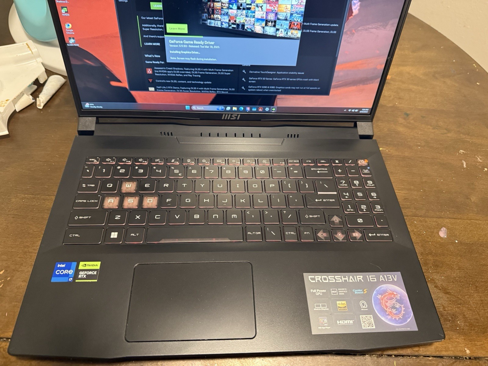 MSI Crosshair A13VGK 16″ (1TB SSD, Intel Core i7 13th Gen., 4.90 GHz, 16GB)…