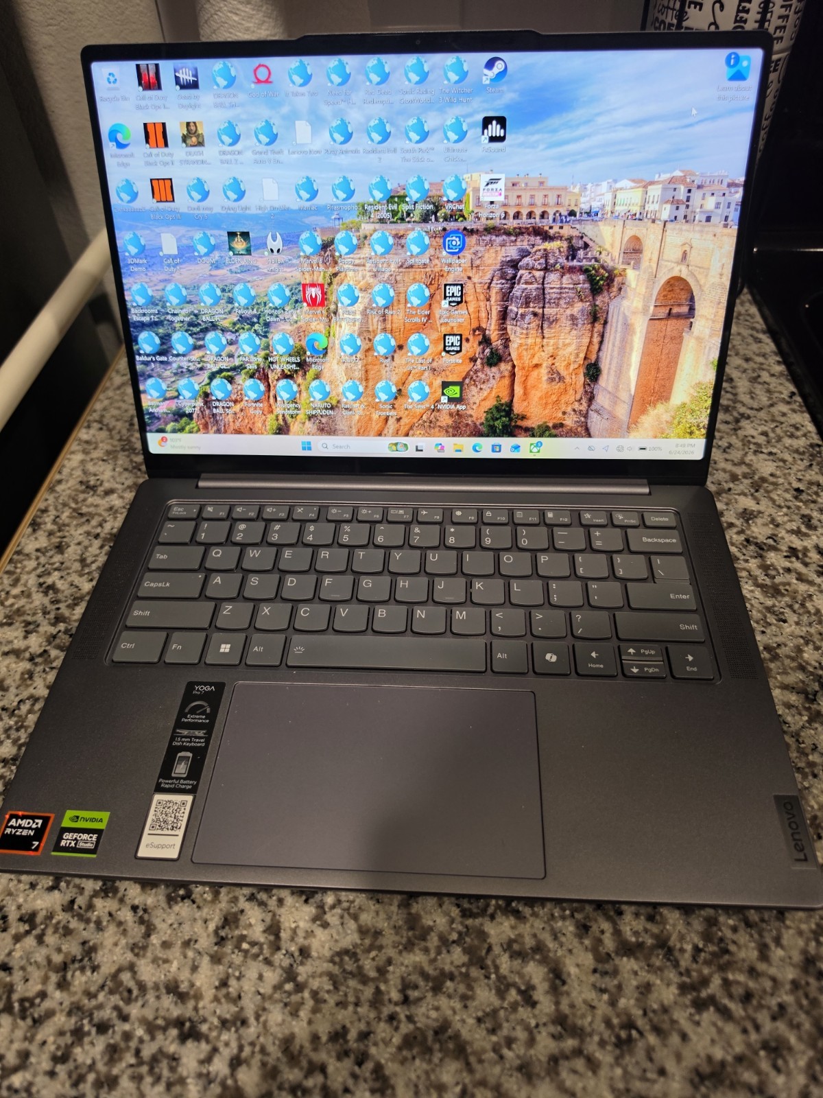LENOVO SLIM PRO 7 14.5″ 2.5K TOUCH 90Hz RYZEN 7735HS RTX3050 16GB 1TB
