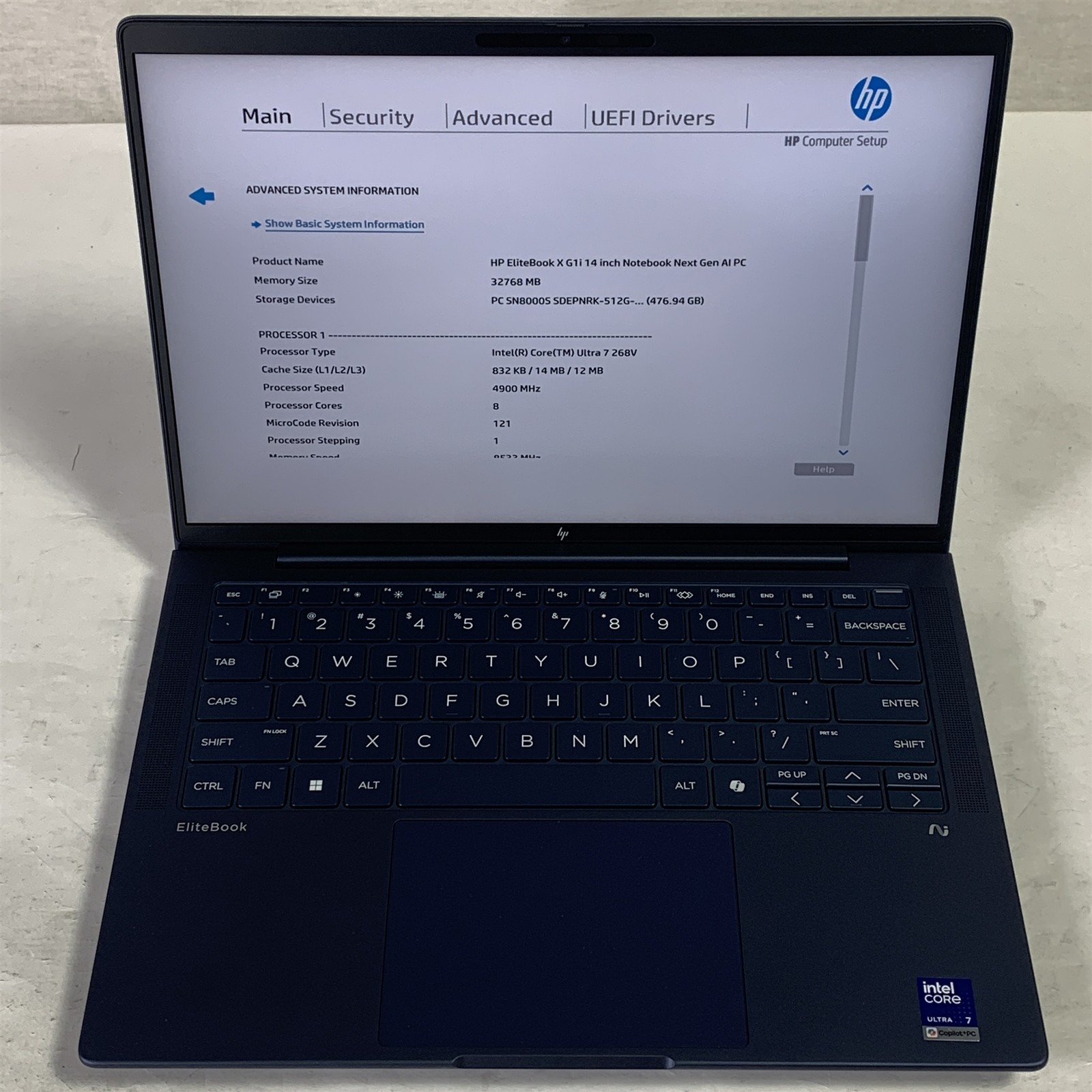 HP ELITEBOOK X G1I 14 AI 14″ Laptop Core Ultra 7 268V 32GB 512GB NVMe SSD -Win11
