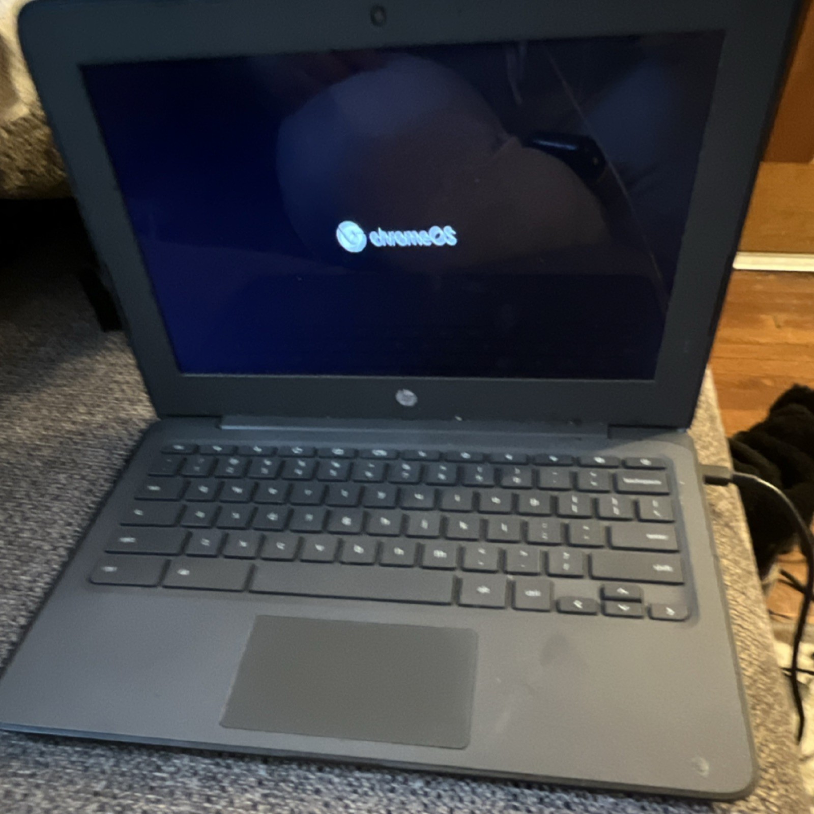 HP Chromebook 11-inch Gray Chrome OS Laptop Built-in Webcam Multi-Touch Trackpad