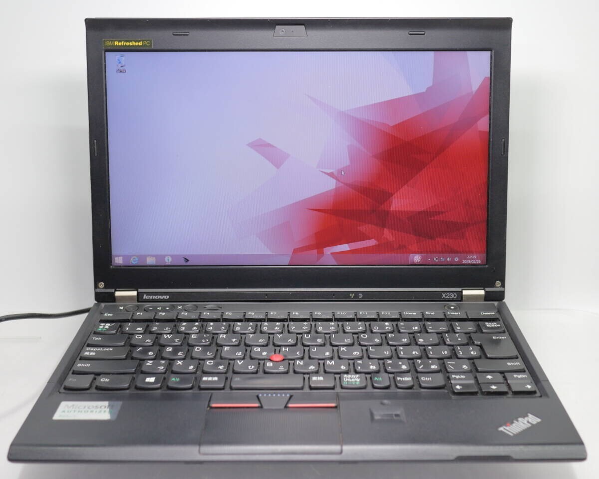 Lenovo ThinkPad X230 Core i5 2.40GHz HDD 250GB RAM 4GB