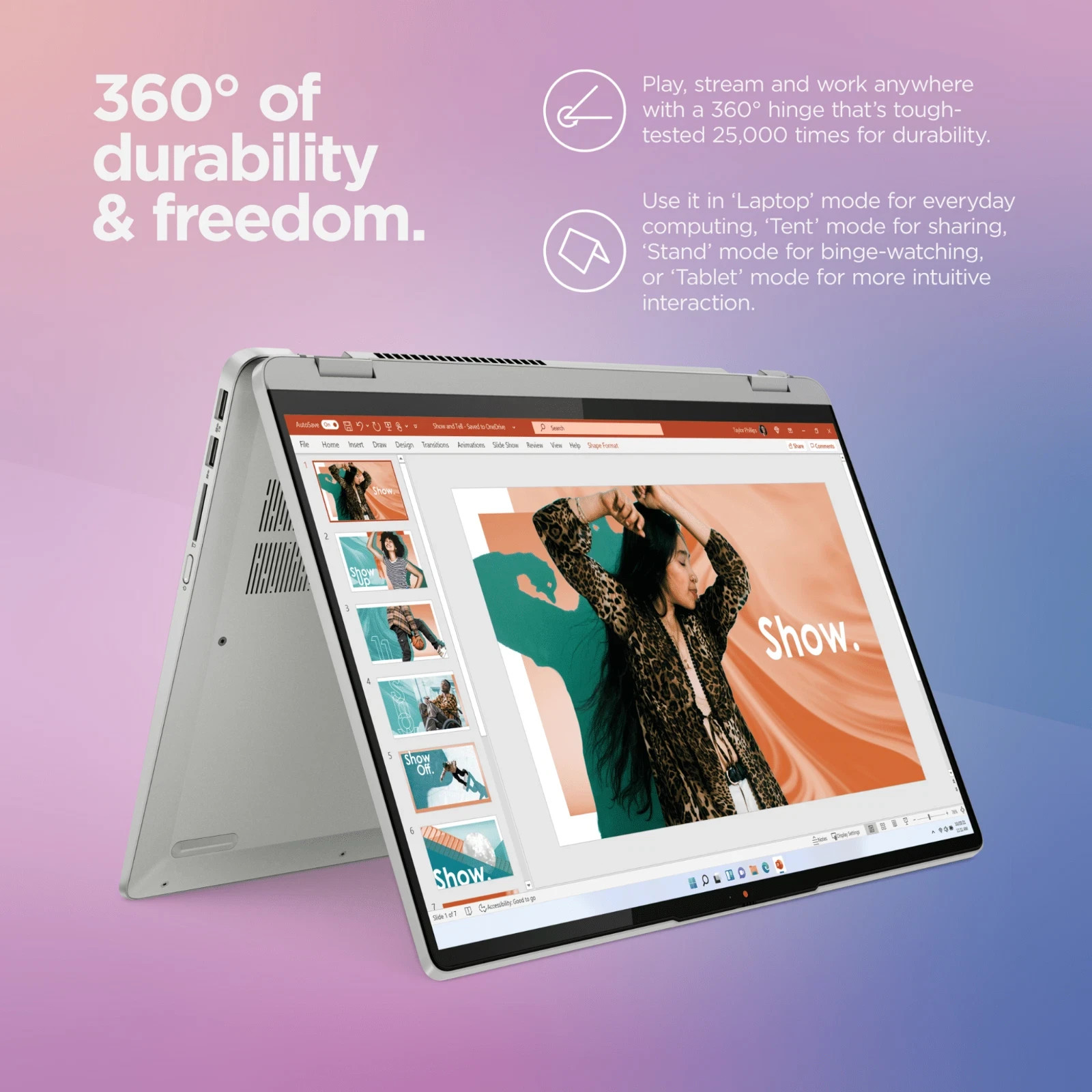 Lenovo FLEX 5 16IAU7 16in (512GB SSD, Intel Core i7 12th. Gen., 4.7GHz, 8GB RAM)