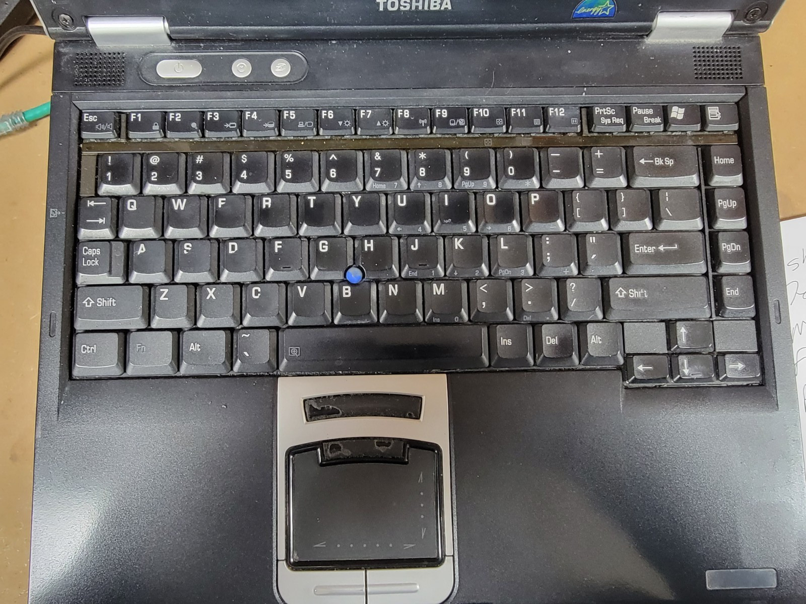 TOSHIBA TECRA M3-S331 – NO HDD – NO BATTERY – PARTS OR REPAIR
