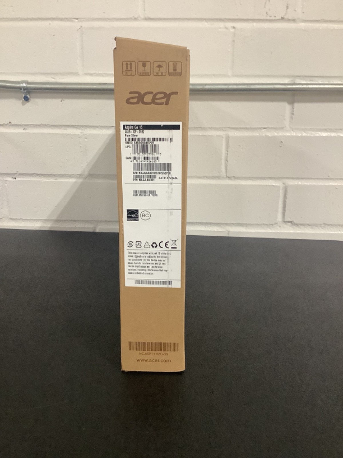 Acer Aspire Go 15 – SN: NXJJLAA001515182E52P00