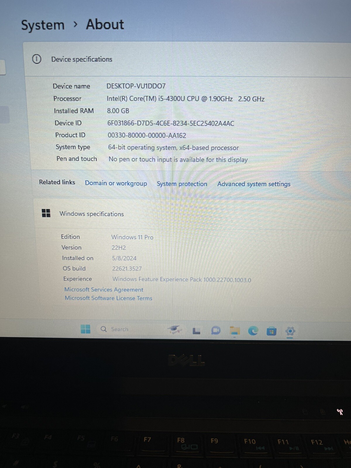 Dell Latitude E7440 14 inch 128GB, Intel Core i5 4th Gen., 2.5 GHz, 8GB Ram