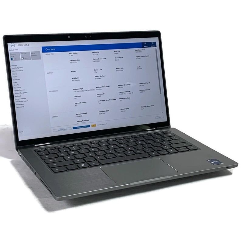 Dell Latitude 7330 13.3″ 2in1 Laptop i7-1265U 1.8GHz 16GB 512GB NVMe SSD – Win11