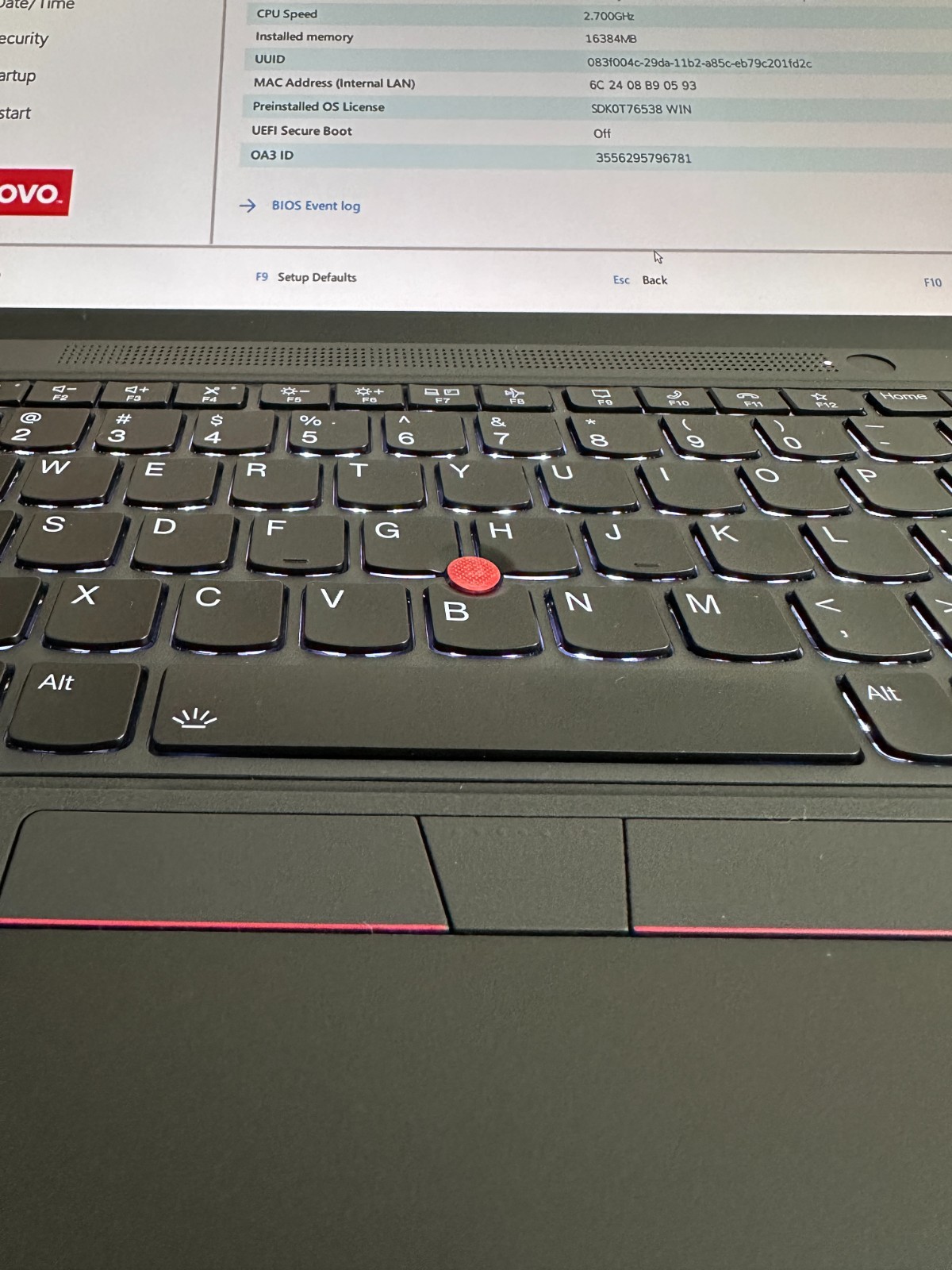Lenovo ThinkPad Gen 3 512GB SSD 16GB AMD Ryzen 7 Pro 6850U 2.7 Radeon Graphics