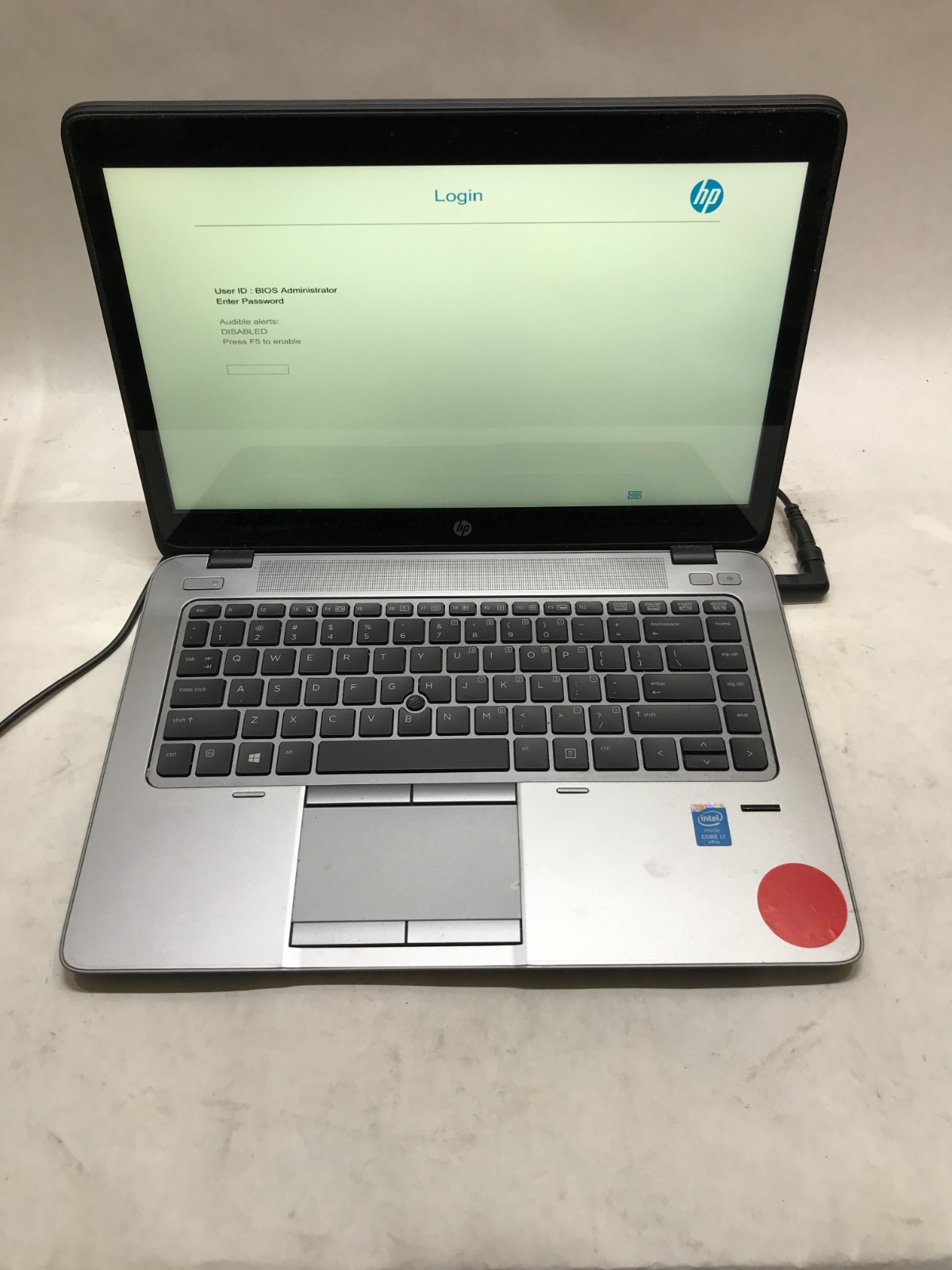 HP EliteBook 840 G2 14″ Intel Core i7 NO RAM NO HDD/OS For Parts BIOS LOCK! – DW