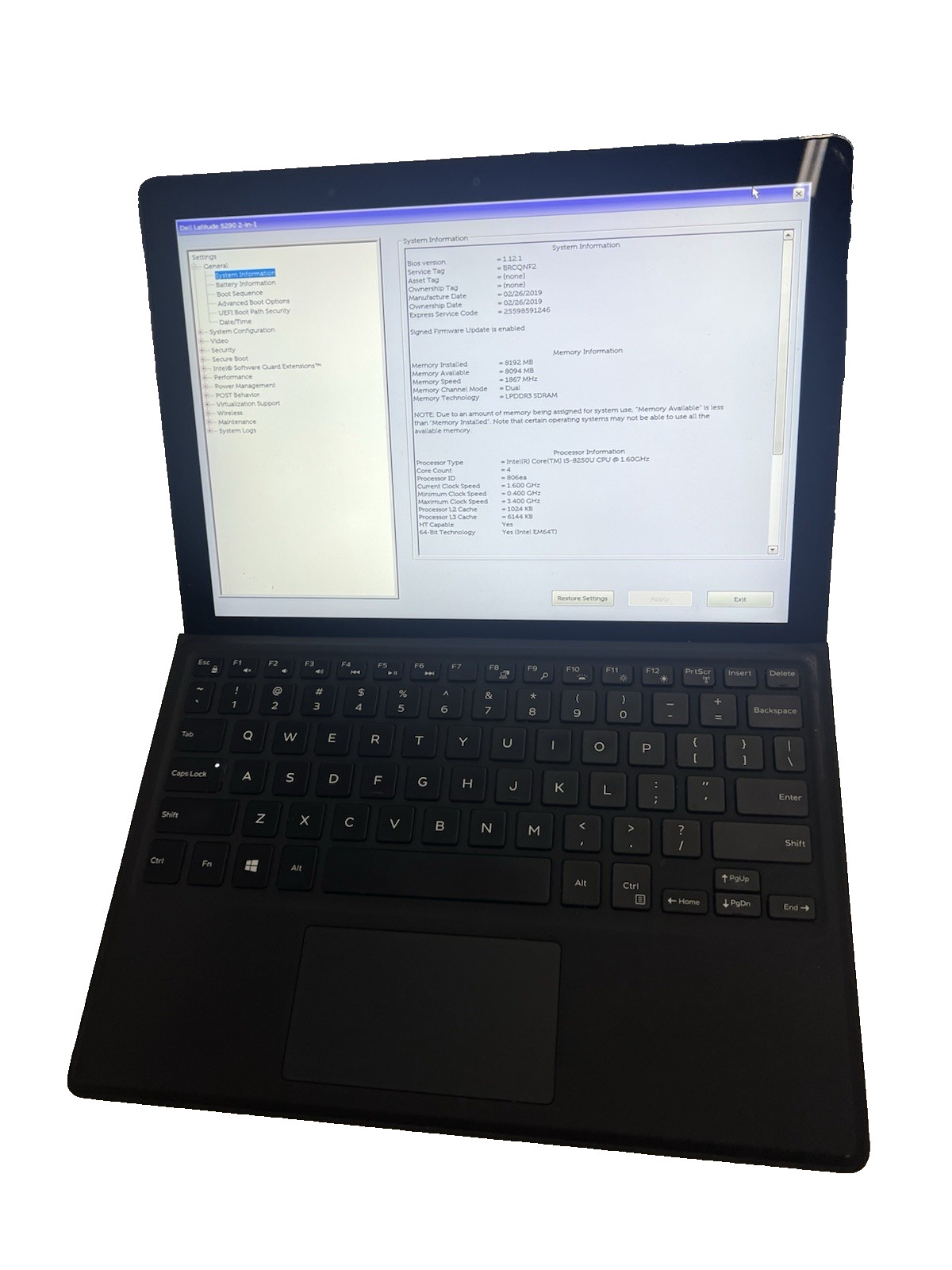 Dell Latitude 5290 2-in-1 Used 12.3″ i5-8250U, 8GB RAM, 256GB SSD