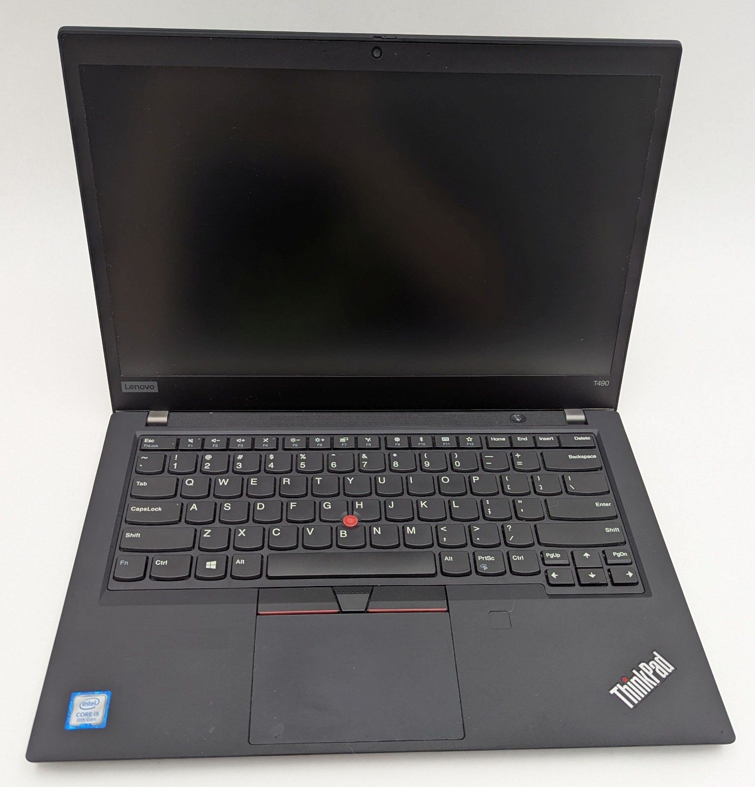 Incomplete Lenovo ThinkPad T490 14″ Laptop i5-8265U 16GB RAM – *BAD TOUCHPAD*
