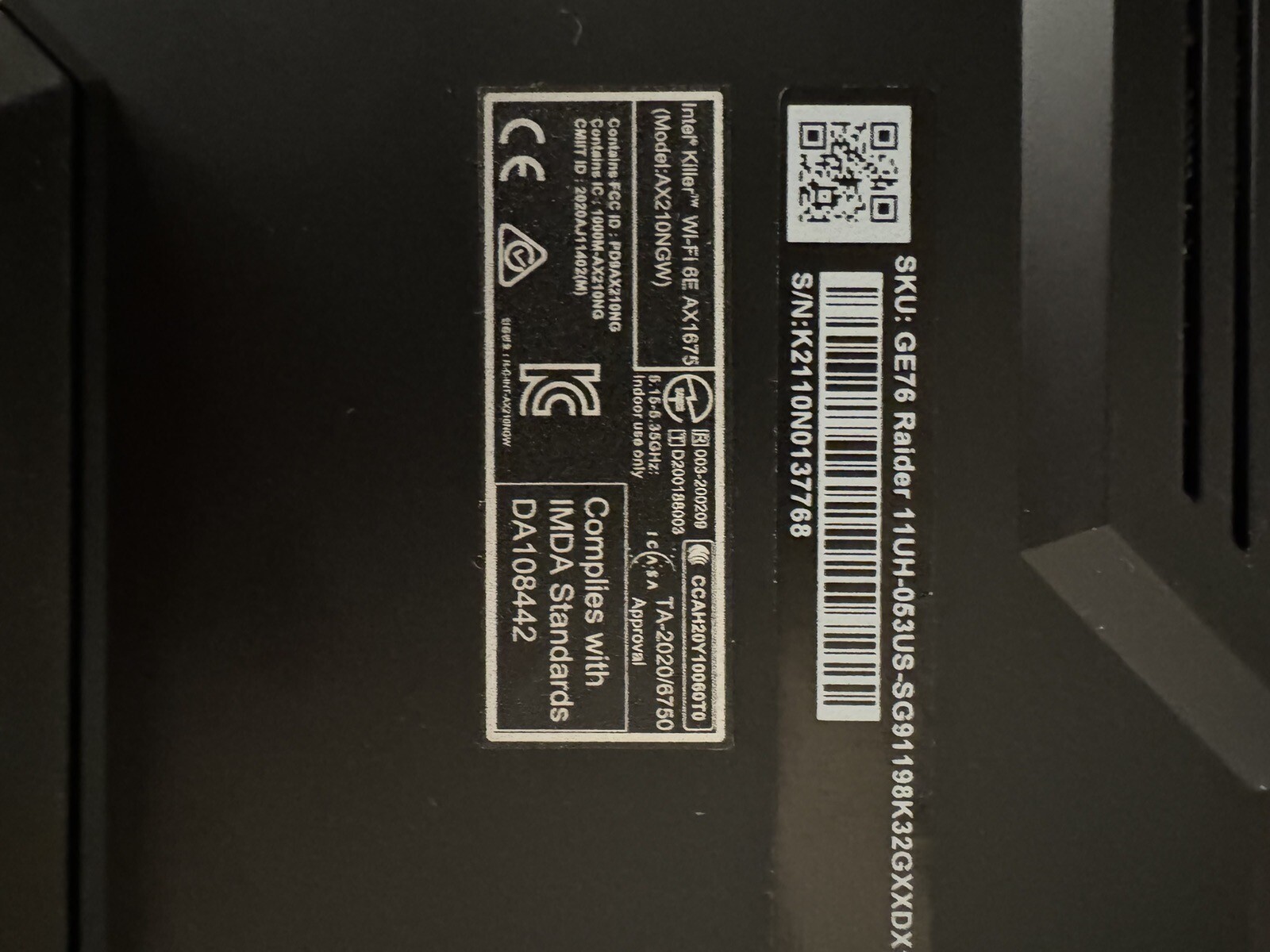 MSI GE76 Raider 17.3″ 360Hz FHD Display, Intel Core i9-11980HK
