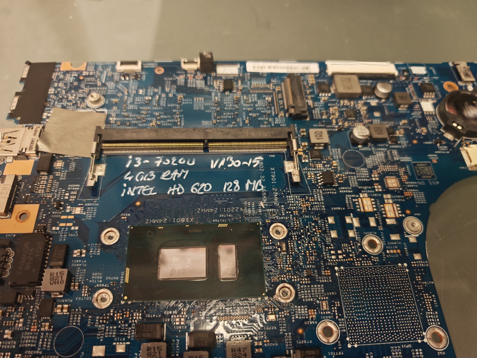 LENOVO V130-15 MOTHERBOARD 448.0DC04.003M INTEL I3-7020U HD 620 4GB RAM