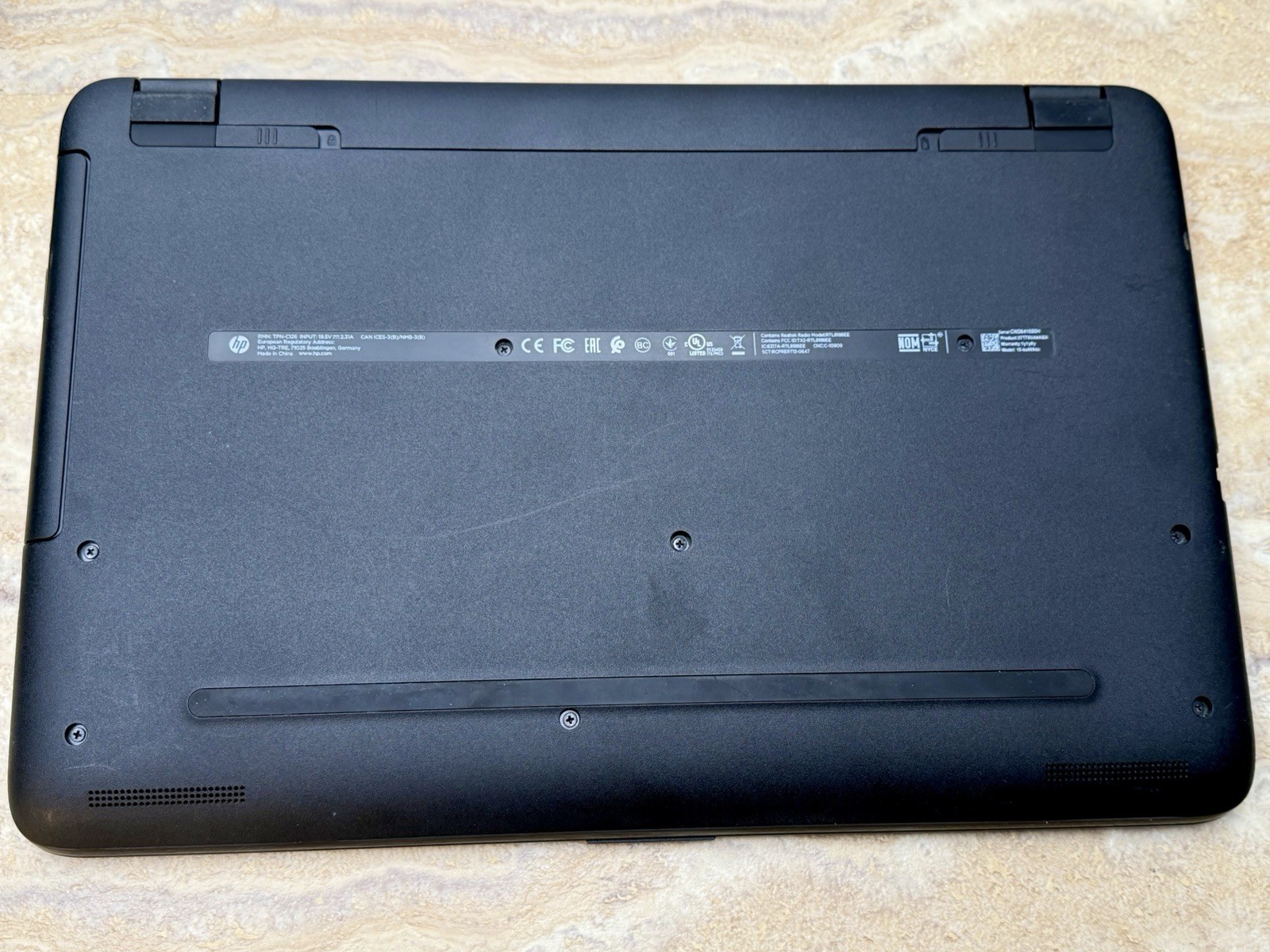 HP Notebook 15-ba009dx Laptop, AMD A6-7310 2GHz, 4GB RAM, 500GB HDD, Win10 Home