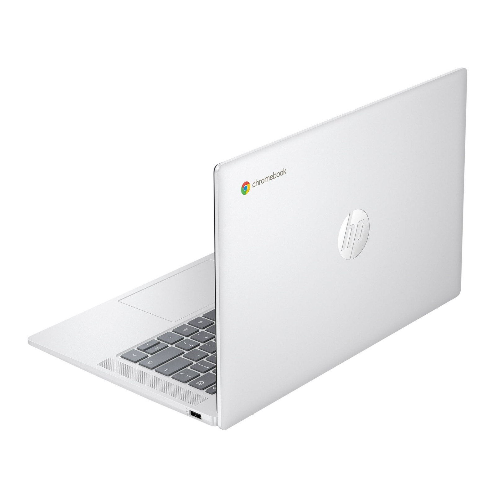 HP 14 inch HD Chromebook Laptop Intel Processor N200 4GB RAM 128GB Silver