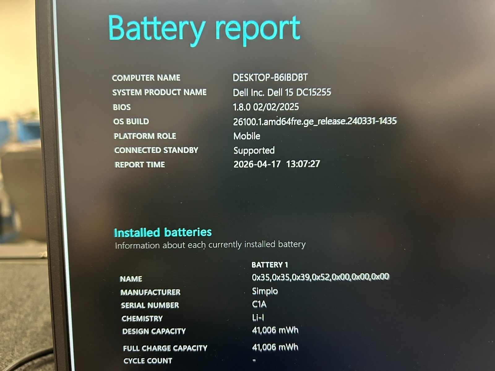 DELL 15 DC15255 G8MK9, AMD Ryzen 7 7730U, 2.00 GHz, 16 GB RAM, 512 GB NVMe SSD