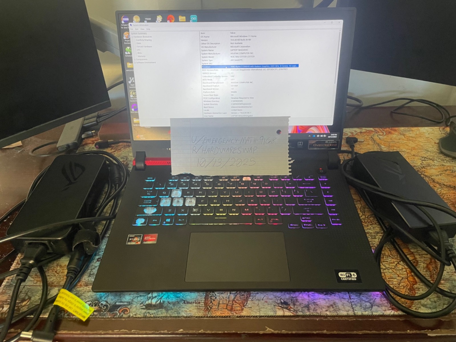 ASUS ROG Strix G15 Advantage Edition 15.6″ (512 GB SSD, AMD Ryzen 9 5900HX.,…