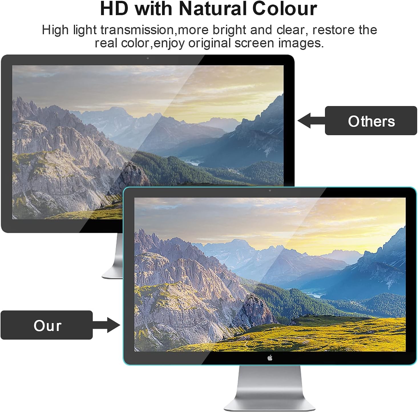 23-24 inch Blue Light Blocking Screen Protector Panel for 23, 23.6, 23.8, 24 inc