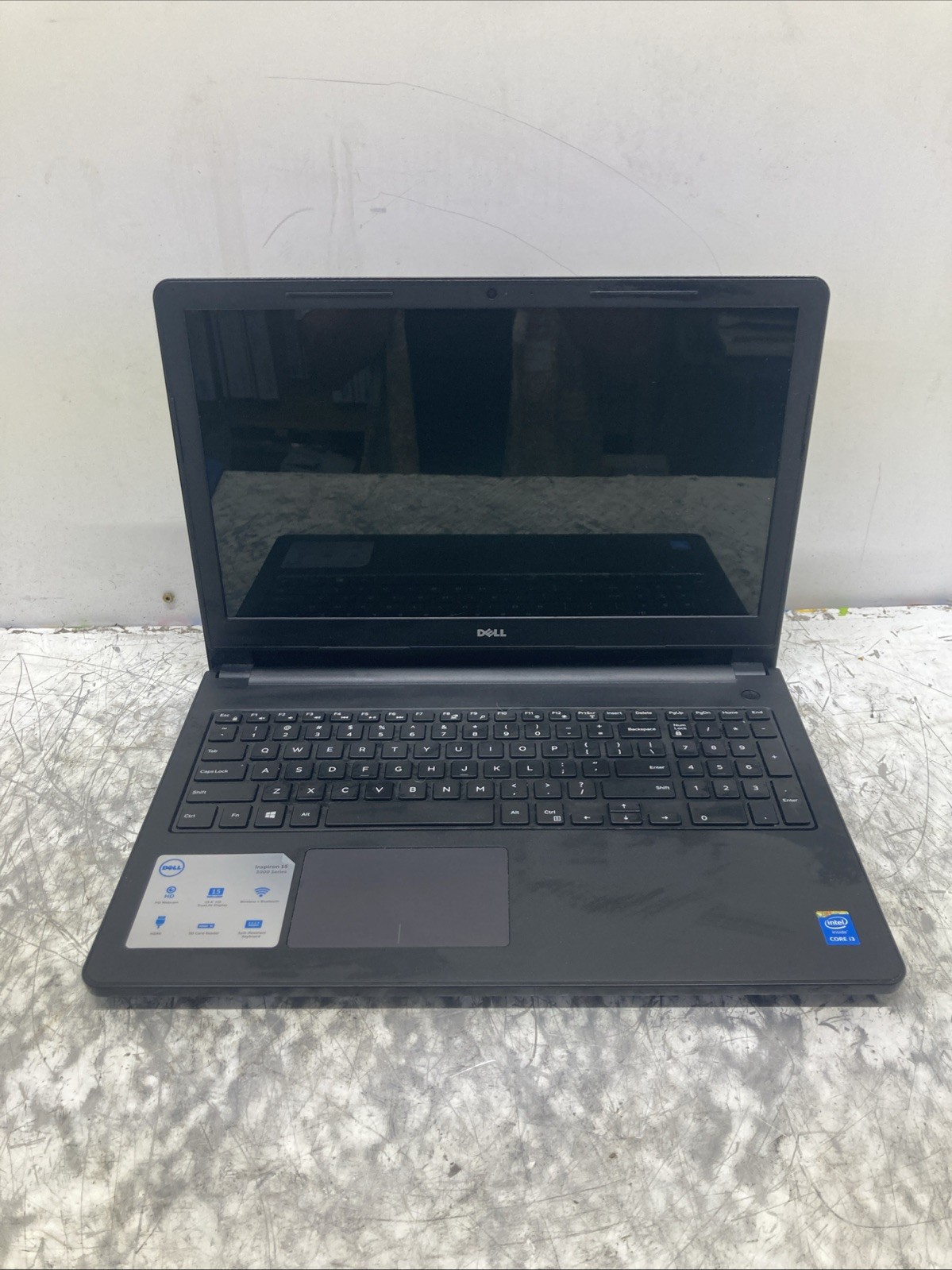 Dell Inspiron 15 3558 Intel Core i3-5015U 2.10GHz 4GB no HDD Boot to BIOS
