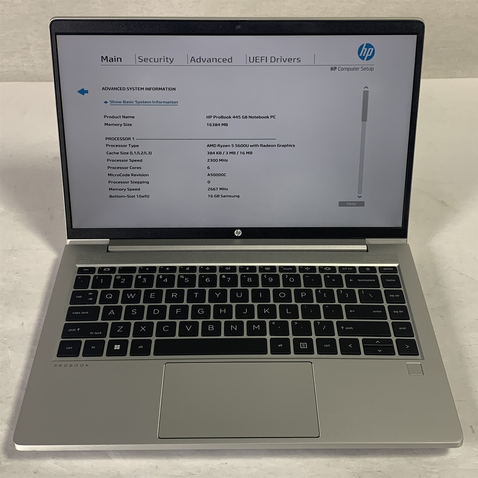 HP ProBook 445 G8 14″ Laptop Ryzen 5 5600U 2.3GHz 16GB – NO DRIVE