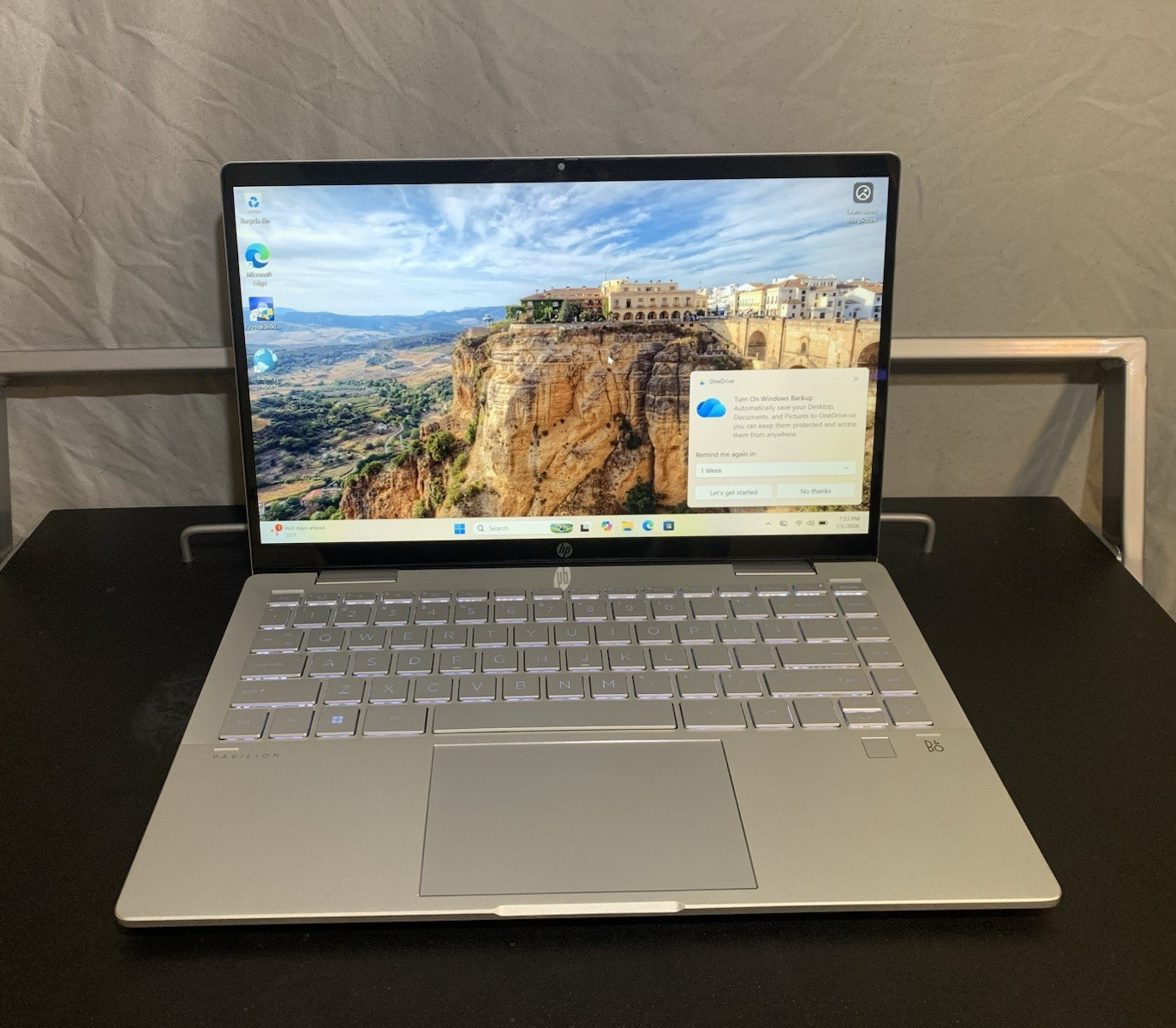 HP Pavilion x360 14-ek0033dx i5-1235U 8GB 512GB SSD Win11 14in Touch FHD Silver