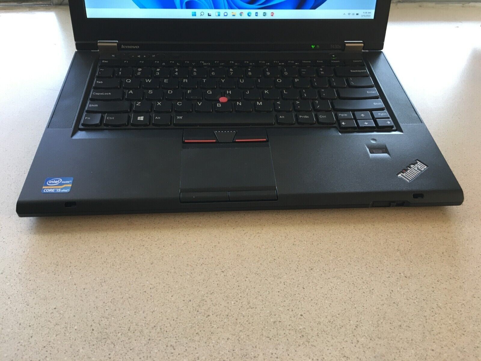 Lenovo T430s, Windows 10 Pro, 16GB RAM, 1TB SSD, MS Office