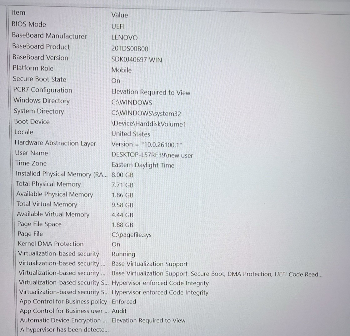 Lenovo ThinkPad E15 gen 2, i5-1135g7, 2.40 GHz, 8gb Ram, 256gb NVMe, Win 11 Pro