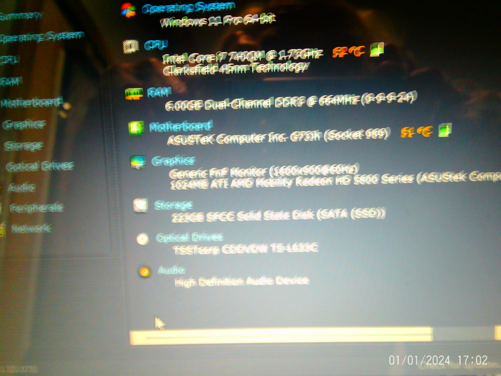Asus Rog SYNCRONIS REPER g73jh,i7 1.73-2.93ghz,250ssd,12gb,17.3″hd