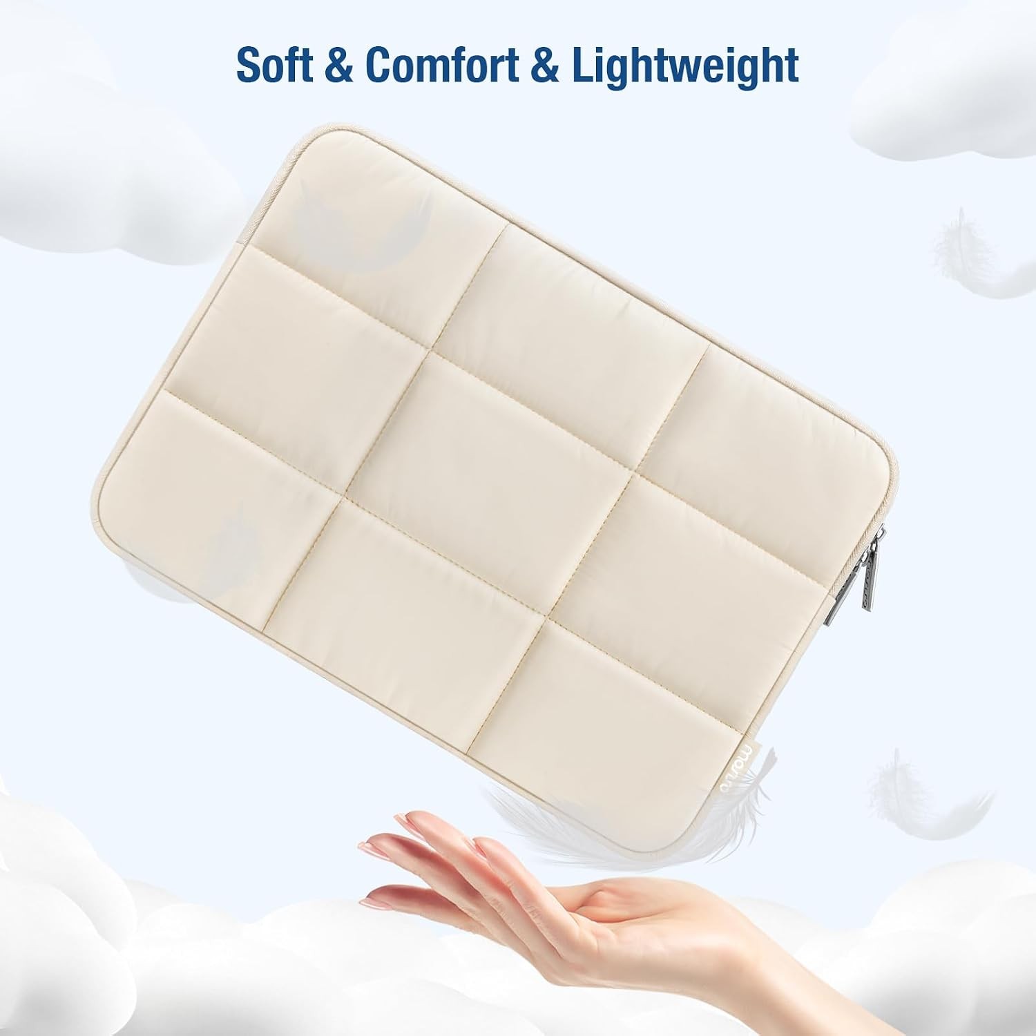 Laptop Case 16 inch, 15-15.6 inch Puffy Laptop Sleeve for MacBook Pro 16 M4 M3 M