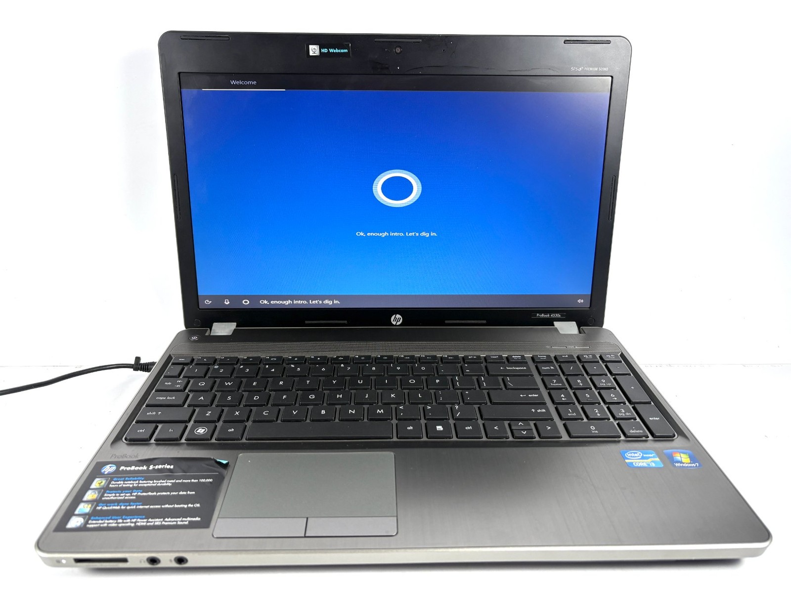 HP ProBook 4530s – 15.6″ HD, 2.2GHz i3, 4GB RAM, 500GB HDD, Windows 10