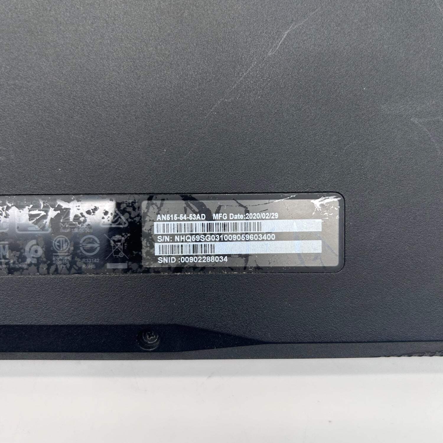 Broken Acer Nitro 5 AN515‑54 15.6″ i5-9300H 8GB 1TB & 256GB SSD For Parts “Read”