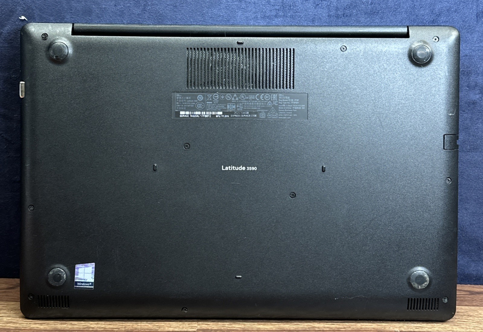 Dell Latitude 3590 Tested LCD Screen w/ Chassis & Battery -No Motherboard