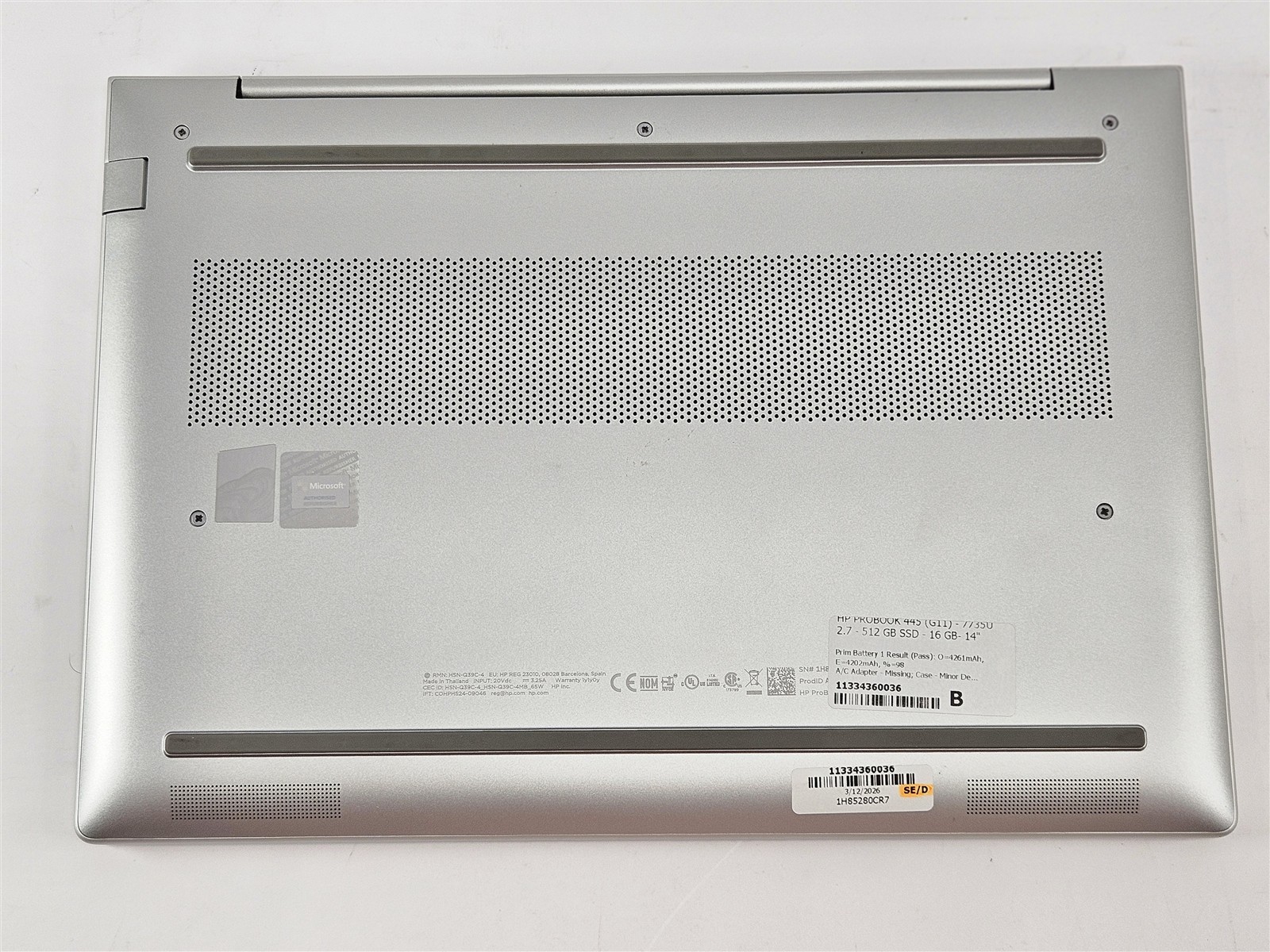 HP 14″ ProBook 445 G11 AMD Ryzen 7 7735U 16GB 512GB SSD Windows 11 Home