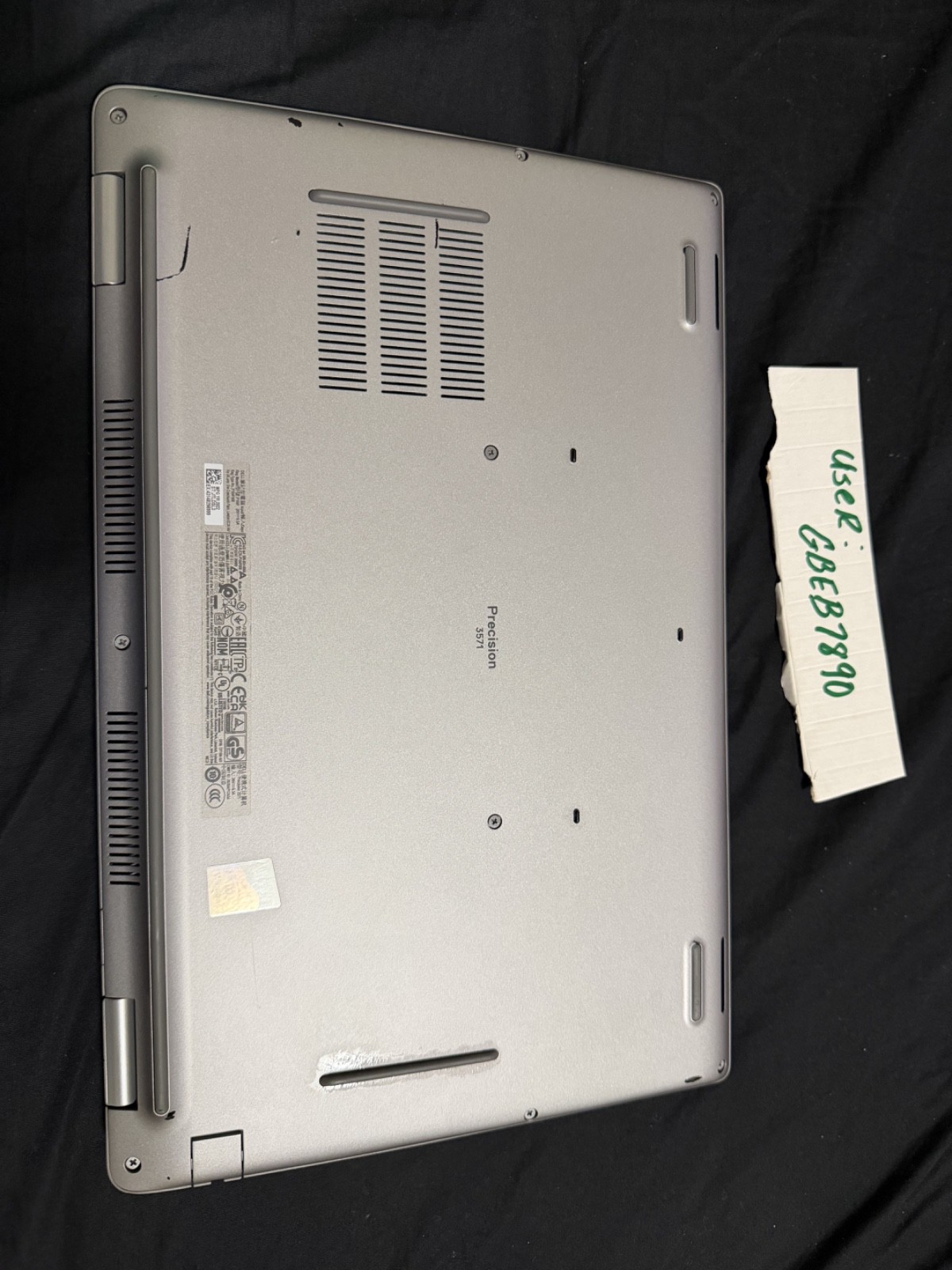 PARTS Dell Precision 3571 Intel Core i5-12600H 16GB 256GB SSD 15.6″ NVIDIA T600