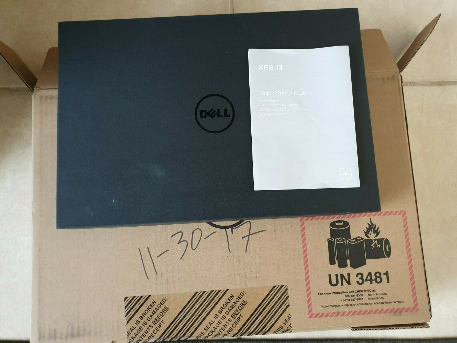 Dell XPS 13 9360 Quad Core i7-8550U 1.80 GHz 8GB RAM 256GB SSD UHD 620 Win10