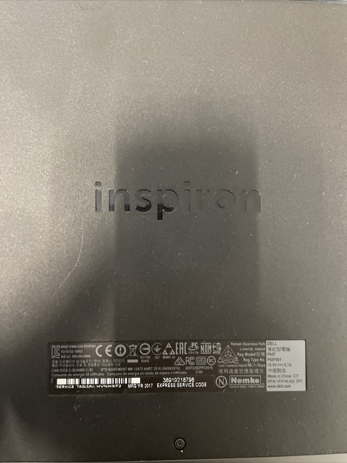 dell inspiration 15