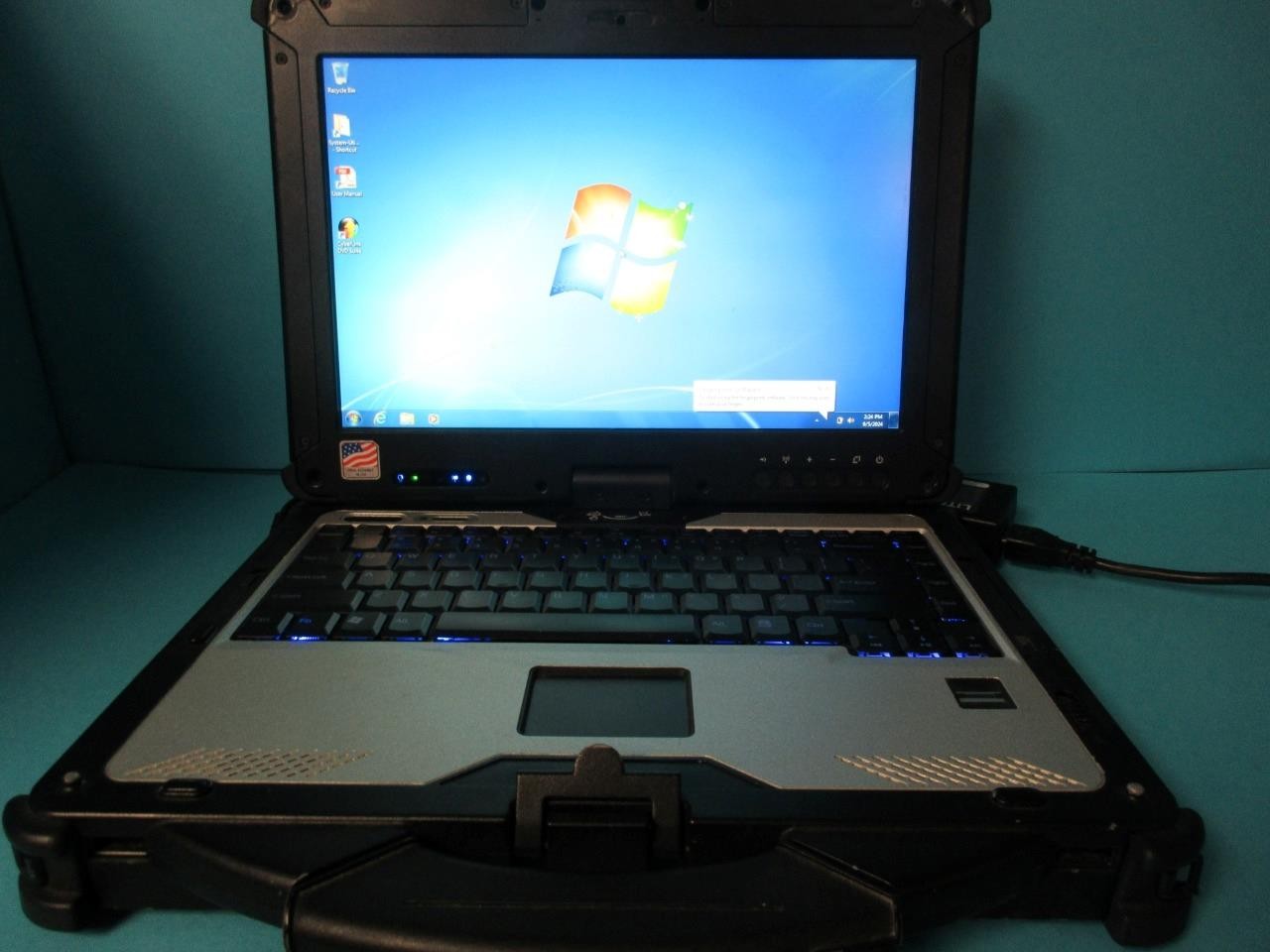 GammaTech DuraBook R13C 13.3″ Rugged Notebook Swivel Screen No Power cord