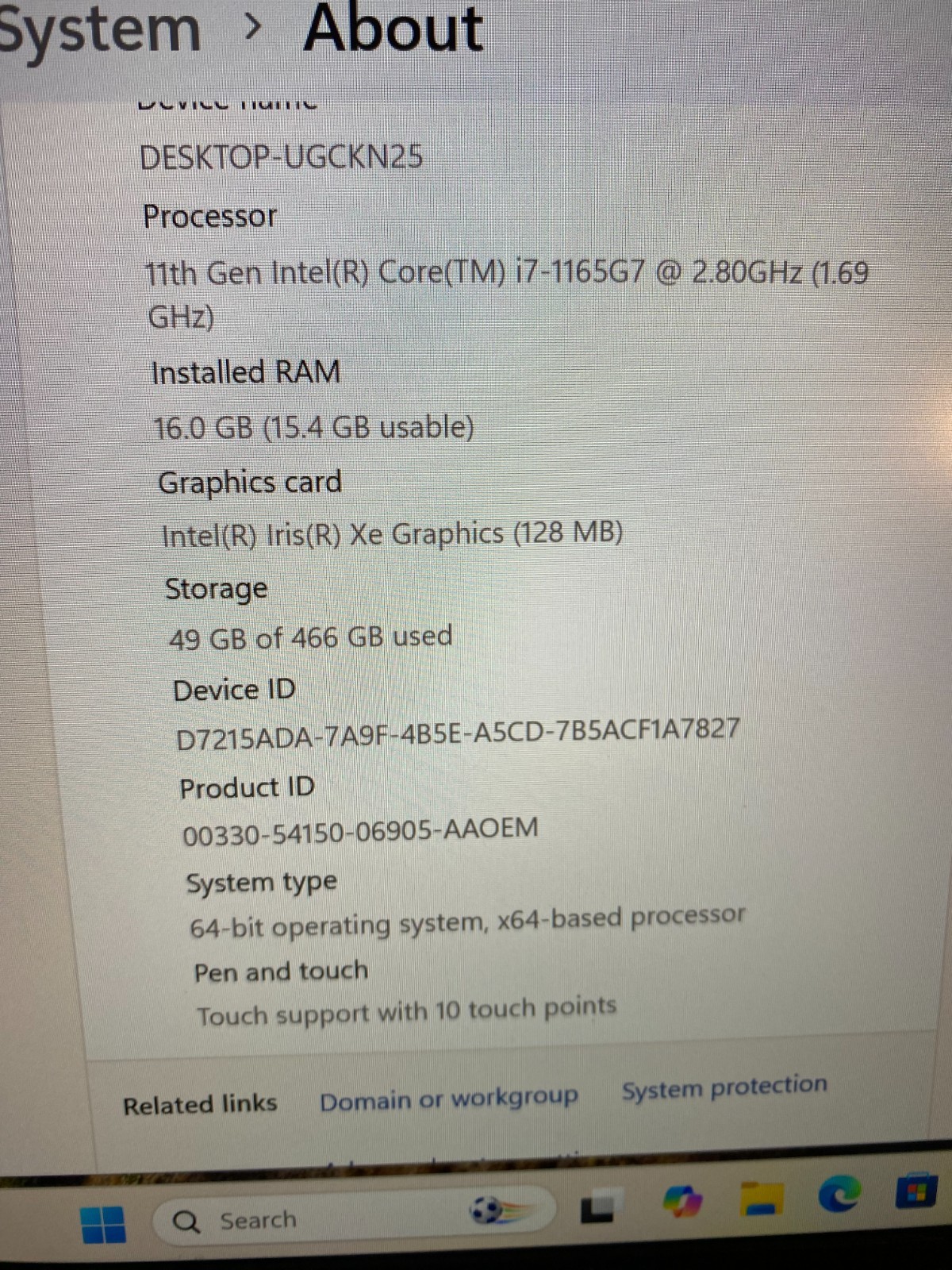 Dell Latitude 5420 14″ Intel Core i7 11th Gen.3.00 GHz, 16GB RAM.500GB NVMe, W11