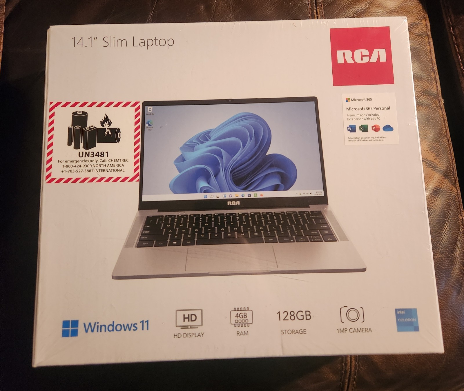 RCA 14.1 Slim Laptop RWNC214H34 Celeron N4020 4GB 128GB W11H-S