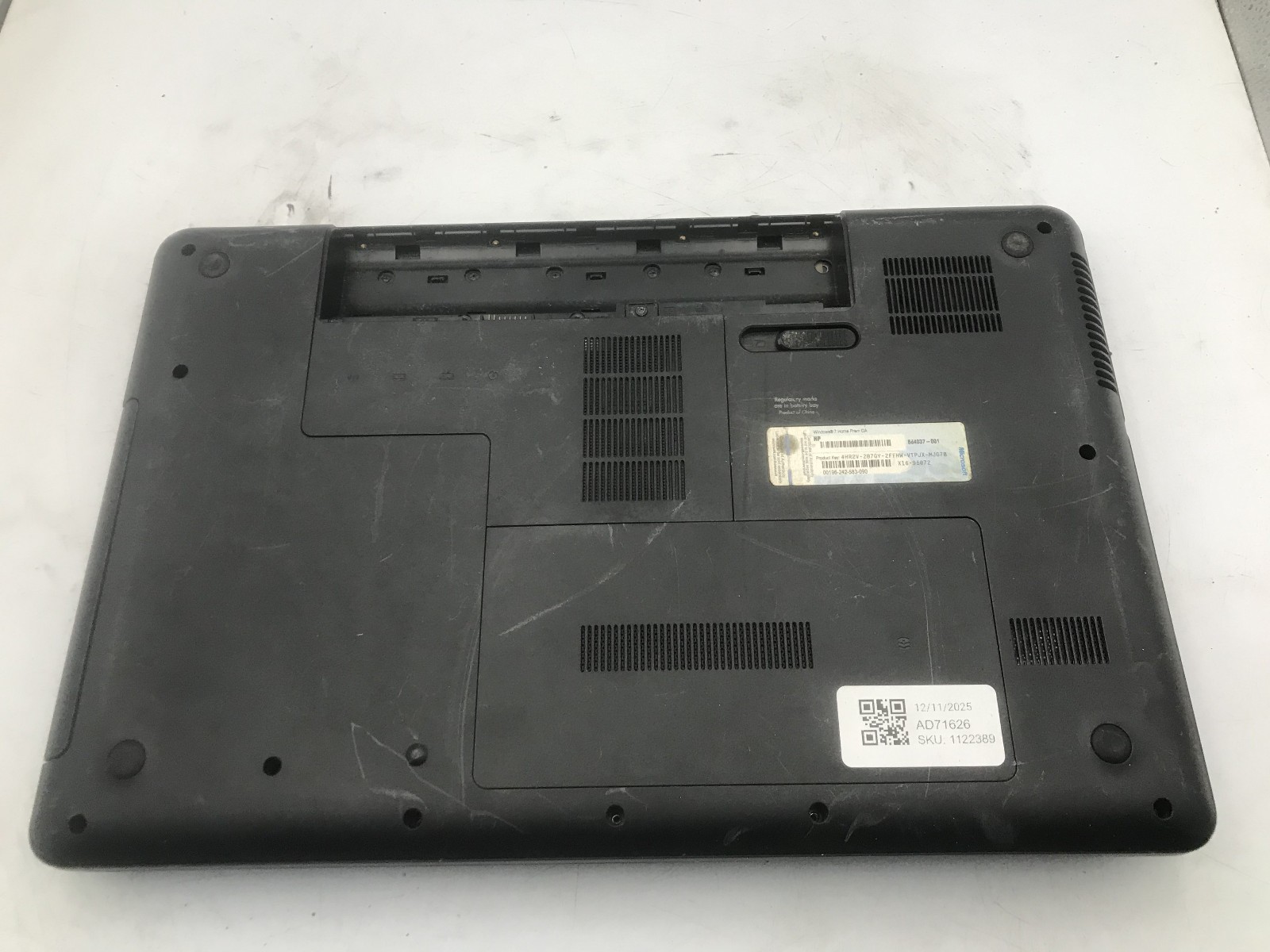 COMPAQ PRESARIO CQ57 – BOOTS TO BIOS – AMD E 300 – NO RAM – 15″ – READ DESC – BB